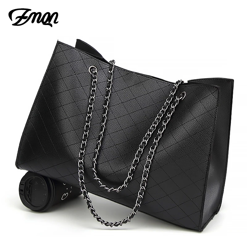 

ZMQN Leather Bags For Women 2020 Luxury Handbags Women Bags Designer Big Tote Hand Bag Chain Leather Handbag Set Bolsa Feminina