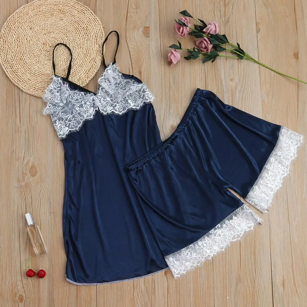 Новинка 2020 года ночной наряд пижамный комплект с открытой спиной одежда для сна