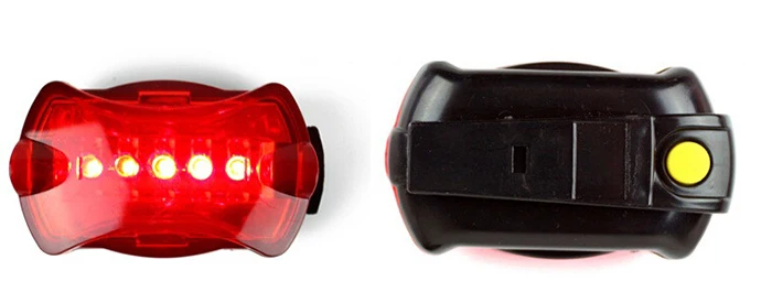 NEWBOLER 5LED велосипедный светильник 6 Режим вспышки велосипедный безопасный велосипедный задний фонарь водонепроницаемый велосипедный задний светильник мигающая сигнальная лампа