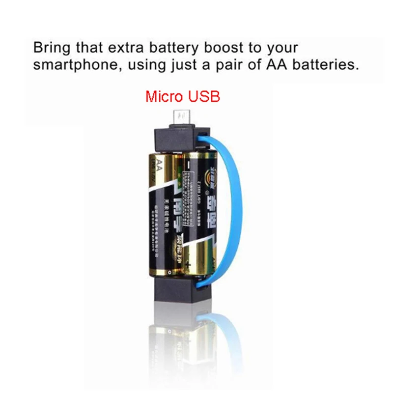 TCAM портативный магнитный AA/AAA батарея микро USB аварийное зарядное устройство для телефона Android