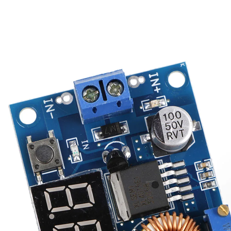 Новый Регулируемый понижающий модуль преобразователя XL4015 5A 75W 4 0 38 V до 1 25 36 DC