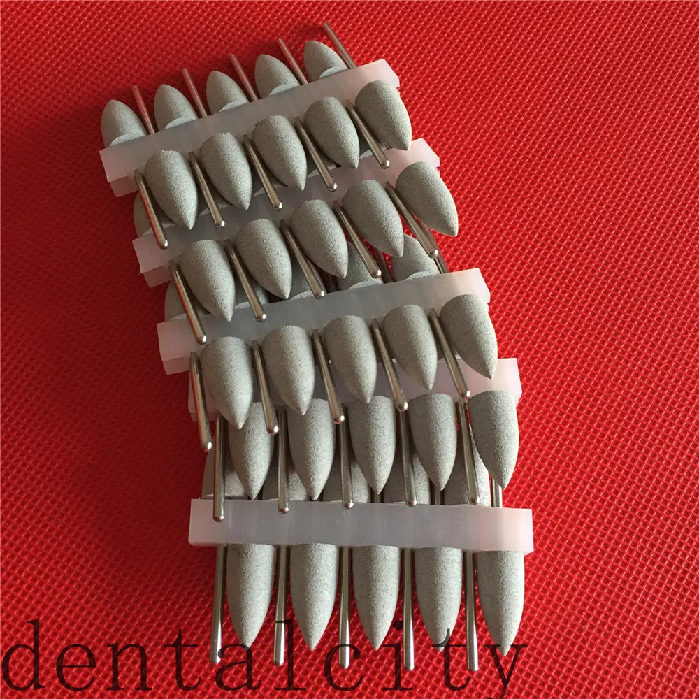 Лучшие 100 шт Силиконовые полировальные 2 35 мм алмазные полировочные боры