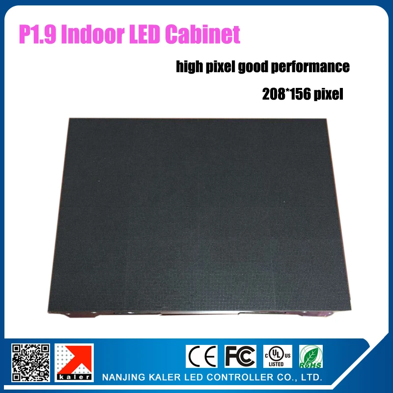 

High pixel P1.9mm indoor rental led screen 208x156pixel painel led publicidade