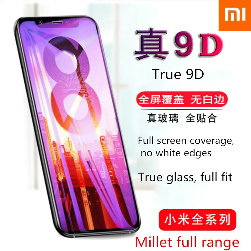 Полное покрытие закаленное стекло для Xiaomi Redmi 4X 5 Plus 6A 7 6 Note Pro 4 Pocophone F1 Защитная