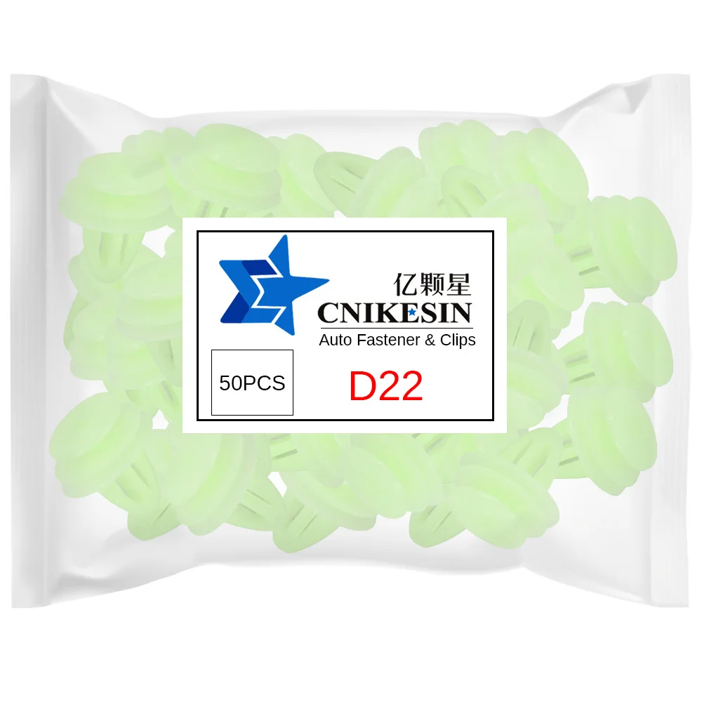 CNIKESIN 50 PCS D22 9 мм отверстие нейлон Фиксатор автомобильный внутренняя отделка