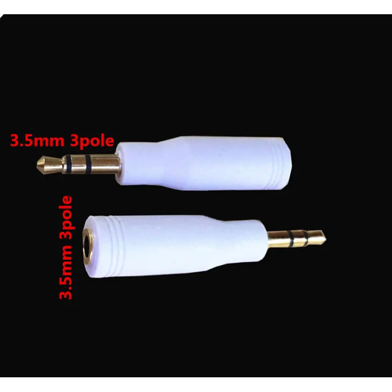 3 5 мм полюс Мужской Женский стерео с разъемом адаптер м/F (золото) | Кабели и