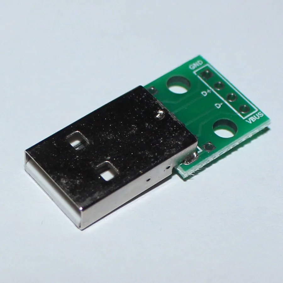 10 шт. USB 2 0 Штекерный разъем для адаптера DIP 4P 54 мм|plug adapter connector|plug connectorplug to usb |