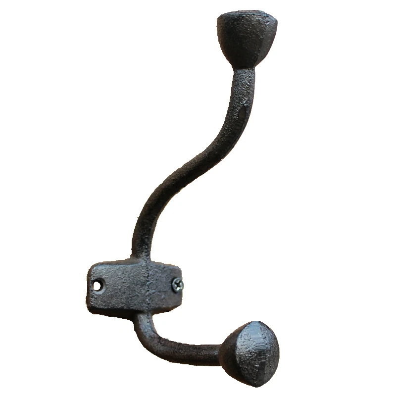 Винтажная вешалка для пальто чугунный крючок деревенская шляпа настенные крючки
