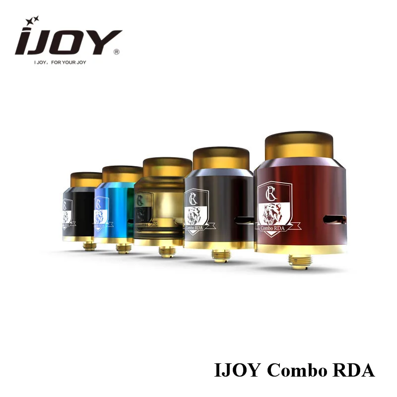Original IJOY Combo RDA Tank 25mm Bottom Airflow System &amp Innovative Spring Design Deck COMBO Vs RDTA 5S E-Cig Atomizer | Электроника