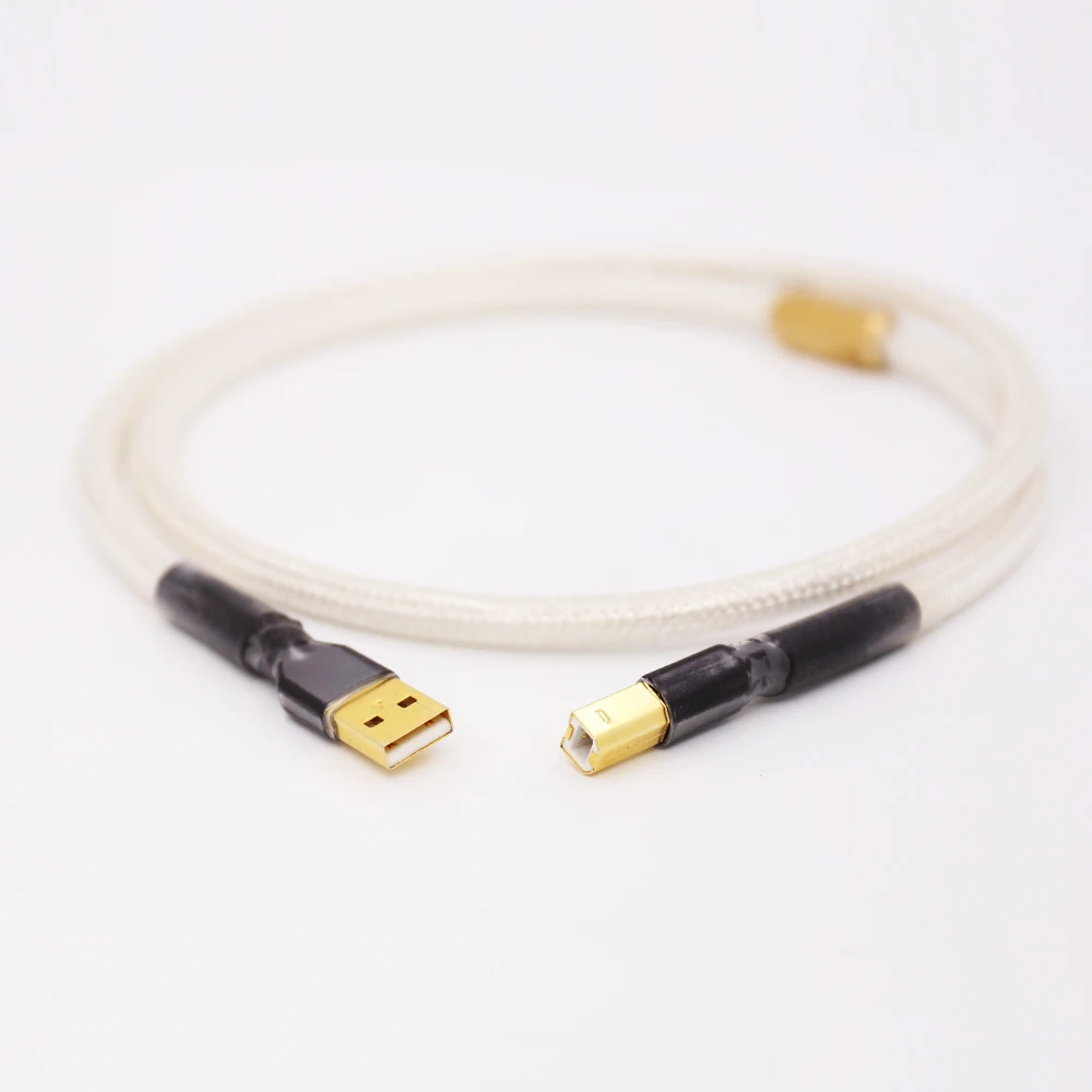 USB кабель для передачи данных с серебряным покрытием|Кабели USB| |