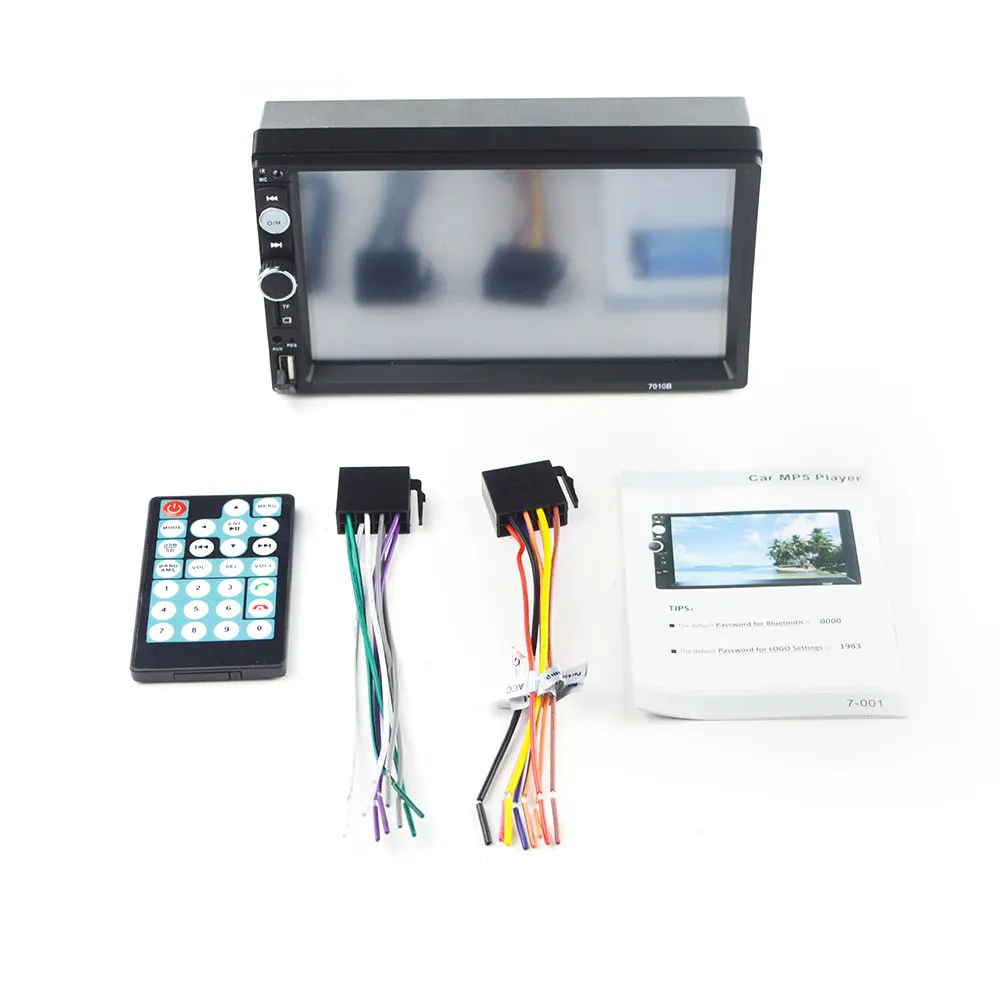 7010B Авторадио 2 Din автомагнитола 7 &quotHD сенсорный экран Авто Аудио Стерео Bluetooth MP5