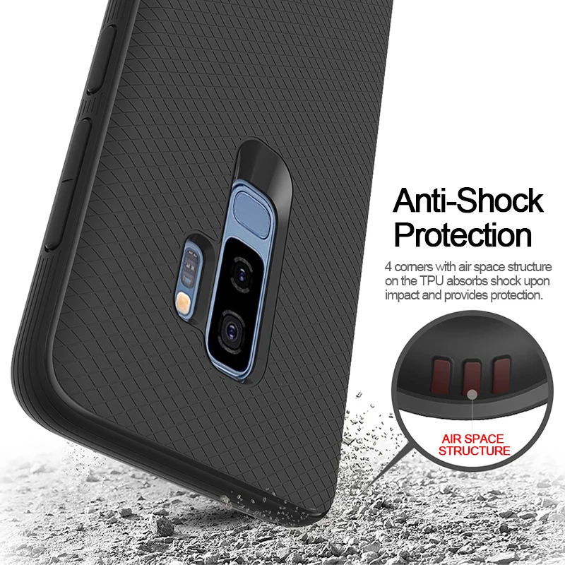 TOIKO влияние защитные чехлы ТПУ для samsung Galaxy S9 плюс S9 противоударный бампер Armor задняя крышка геометрический текстурированные Shell