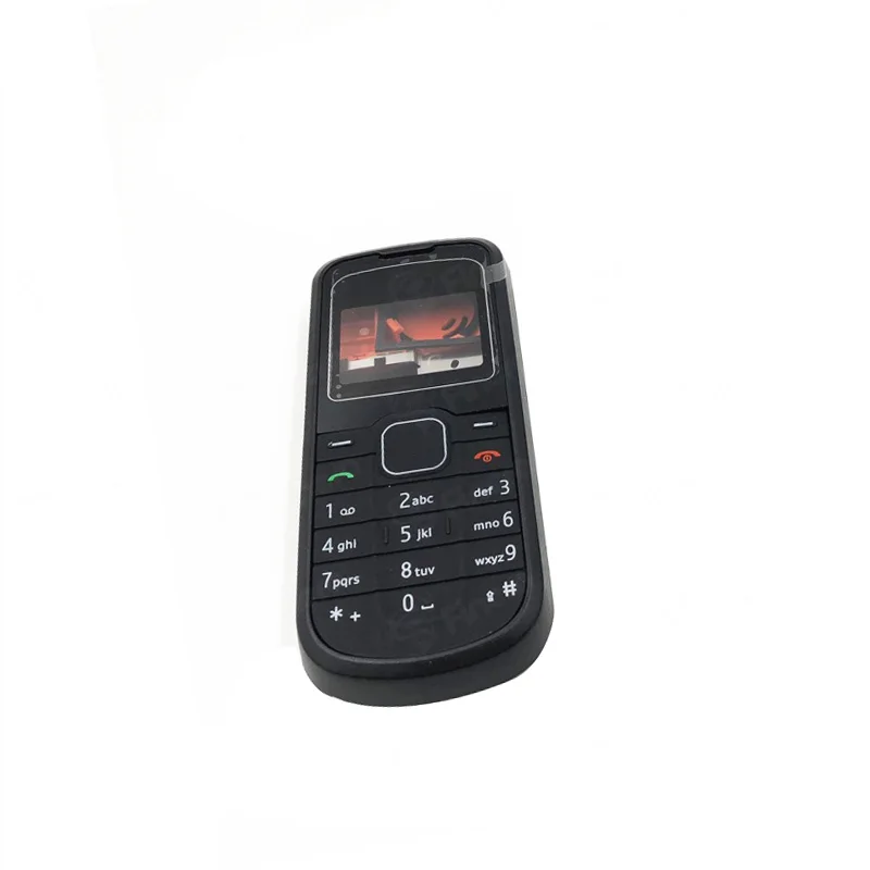 Для Nokia 1202 новый чехол с полным корпусом передняя рамка клавиатурой стекло +