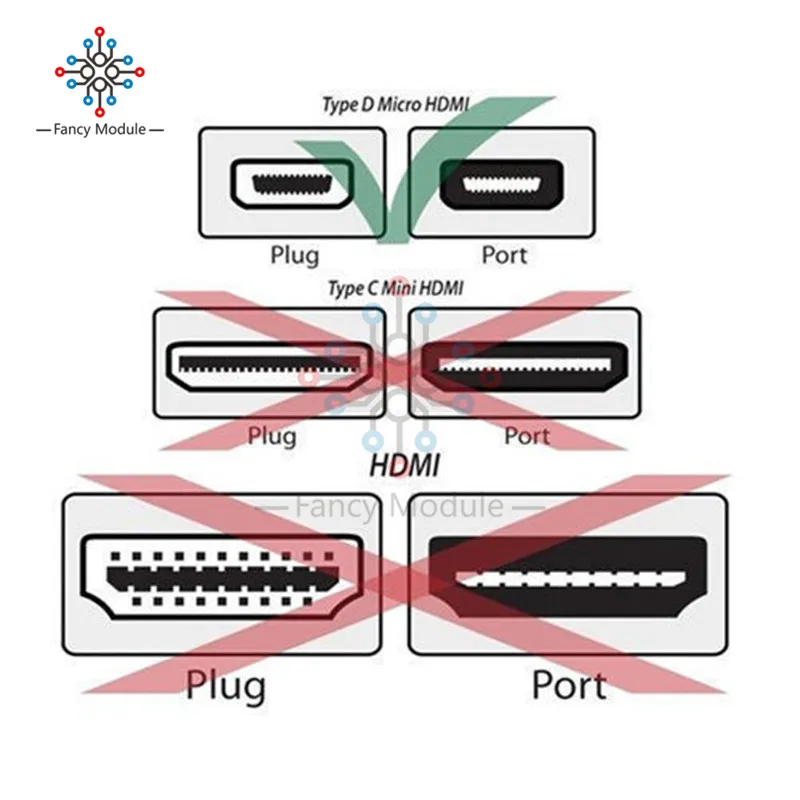 Micro HDMI Мужской к HDMI Женский адаптер соединитель конвертер Поддержка 3D 4K 1080P Разрешение Micro HDMI порт устройства