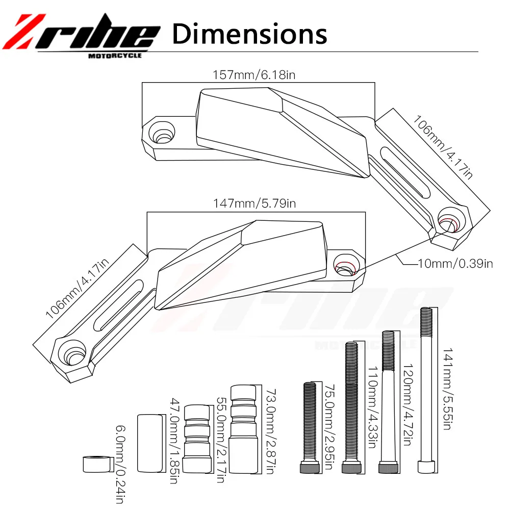 For Motorcycle Frame Sliders Crash Falling Protection Anti Protectors YAMAHA MT-09 MT09 TRACER FZ09 FJ09 2013 2014 201 | Автомобили и