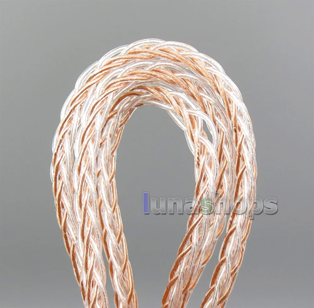 

LN006048 45ohm 3.5/2.5/4.4mm Balanced 8 Core OCC Silver Mixed Earphone Cable For Etymotic ER4SR ER4XR ER3XR ER3SE ER2XR ER2SE