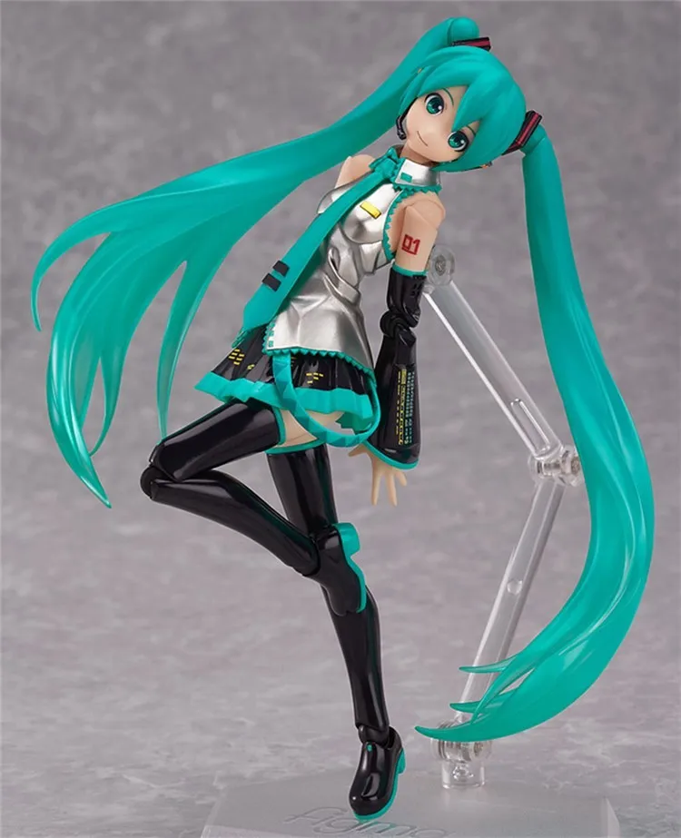 New arrived Hatsune Miku Figma 200 PVC Action Figure Collectible Model Toy 14cm Best Gift | Игрушки и хобби
