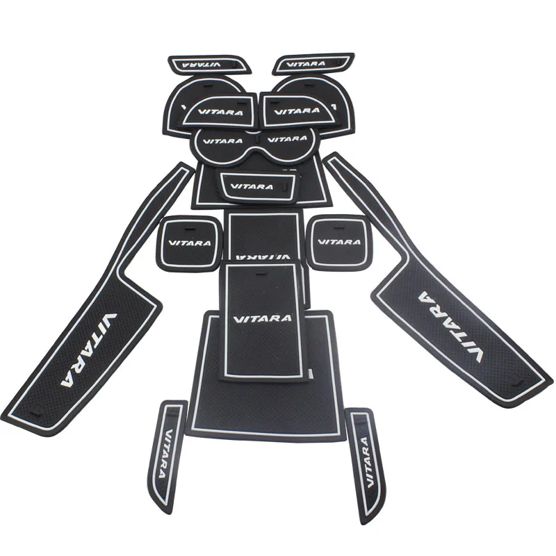 18 шт. латексные автомобильные чехлы для стайлинга нескользящая наклейка коврик