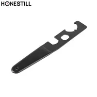 Черный Honestill Дульный тормоз гаечный ключ Armorer шток гаечный ключ резиновая ручка 223 сталь Улучшенный AR15 оружейный инструмент - Цвет: Черный