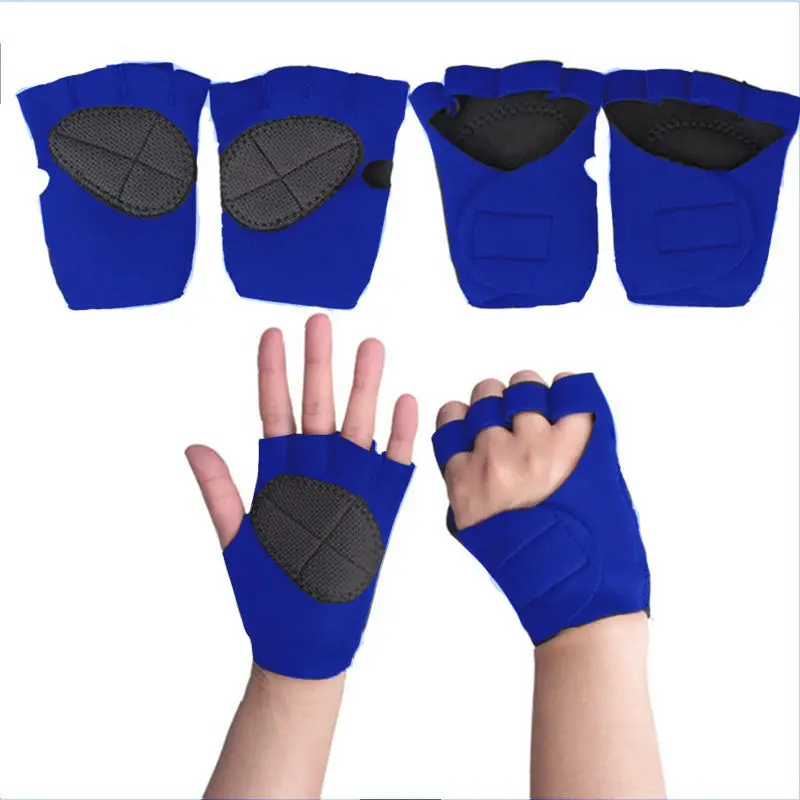 1 пара перчатки без пальцев для занятий спортом|fingerless gloves|half fingerfitness weight lifting |