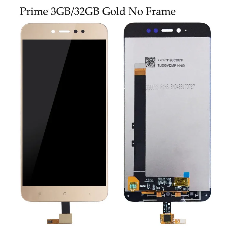 Для Xiaomi Redmi Note 5A Prime ЖК-дисплей + сенсорный экран в сборе дигитайзер для LCD