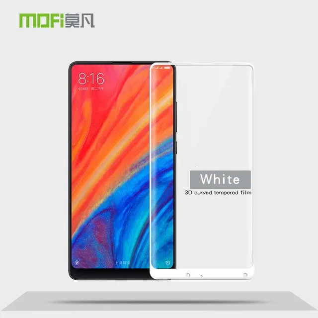 Clear Mofi 3D протектор экрана для Xiaomi mi Max 3 Полное покрытие экрана Защитная пленка Закаленное стекло для Xiaomi mi Mix 2 mi x 2S - Цвет: Clear