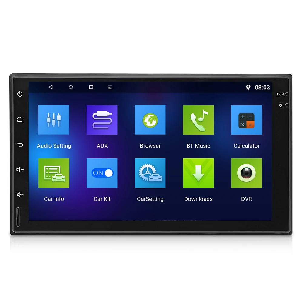 Универсальный 2 din Android 6.0.1 Автомобильный мультимедийный плеер Авто fm радио