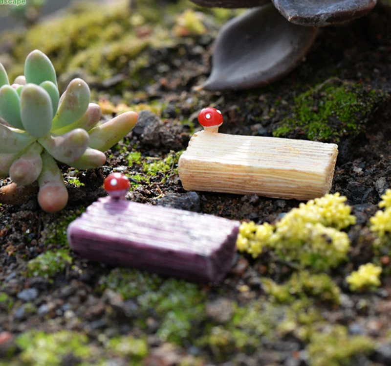 2 шт. грибной стул пень карликовые деревья декоративный волшебный сад миниатюры