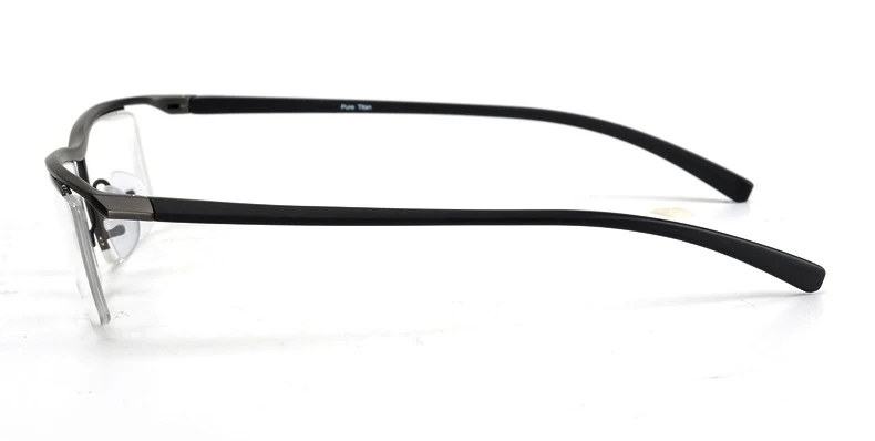 Browline Half Rim Titanium Metal Glasses Frame for Men Eyeglasses Fashion Cool Optical Eyewear Man Spectacles Prescription Frame
