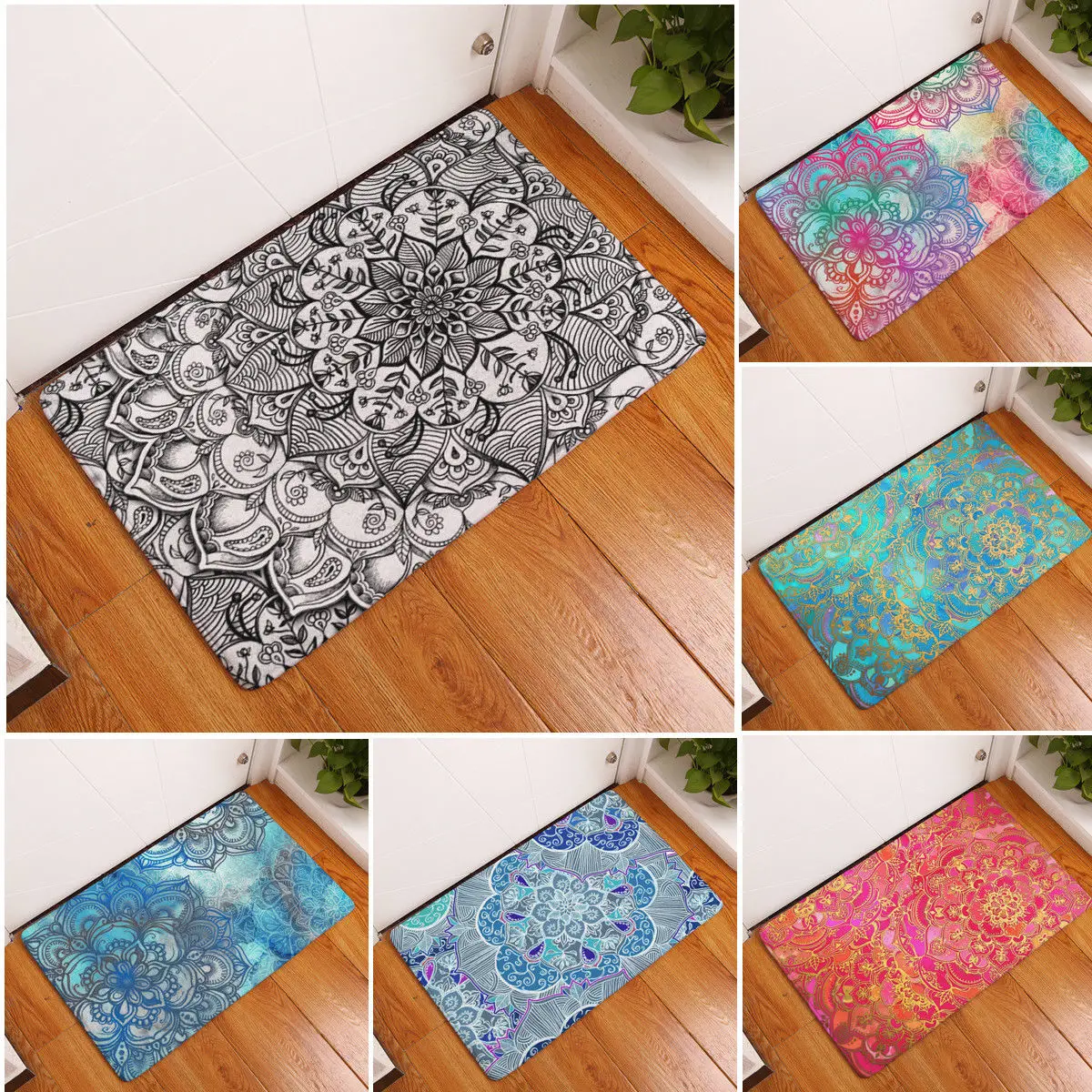 Новинка 2018 лидер продаж Нескользящий Впитывающий напольный ворсистый коврик для