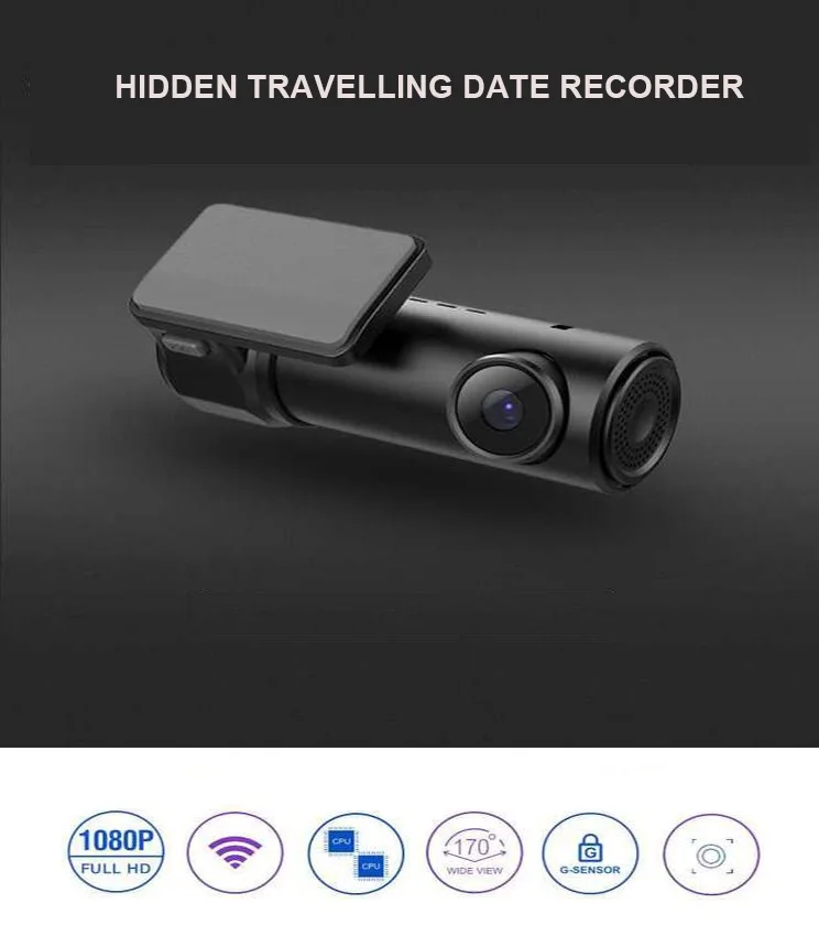Newest Car DVR Camera Smart Dash Cam Full HD 1080P Dashcam Video Recording Registrars WIFI Wireless DVR Camera Dash Cam