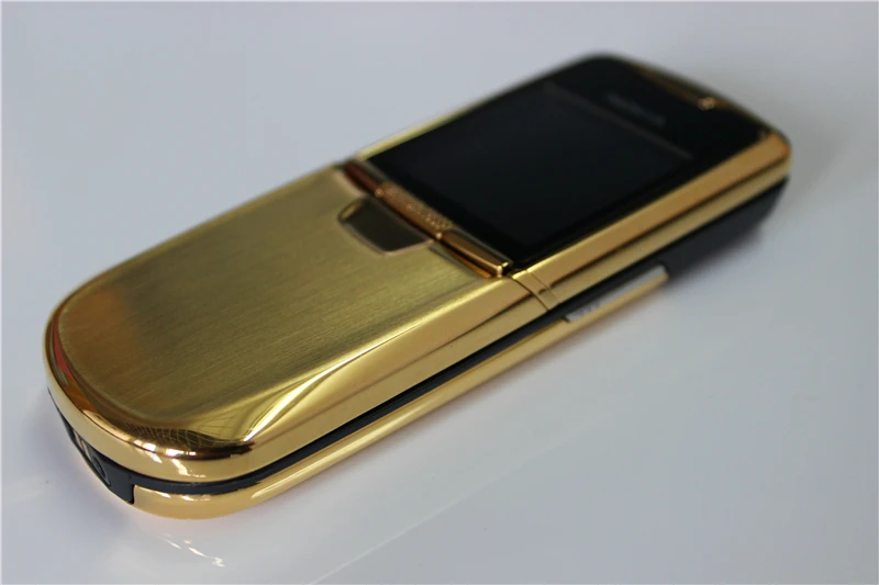 Nokia 8800 мобильный телефон английский/русский клавиатура GSM FM радио Bluetooth Восстановленный мобильный телефон золотой серебряный черный