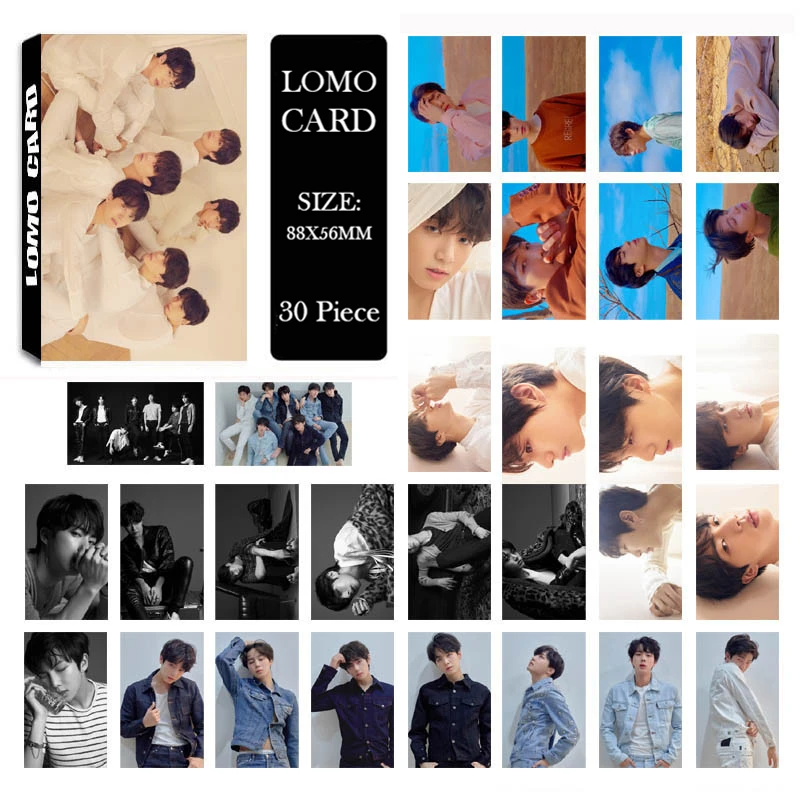 KPOP Bangtan Boys LOVE YOURSELF Tear новый альбом 2018 ломо карты K POP самодельные бумажные фото HD