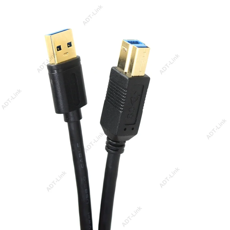 Кабель для принтера USB 3 0 типа А папа к B сканер Высокоскоростной шнур передачи
