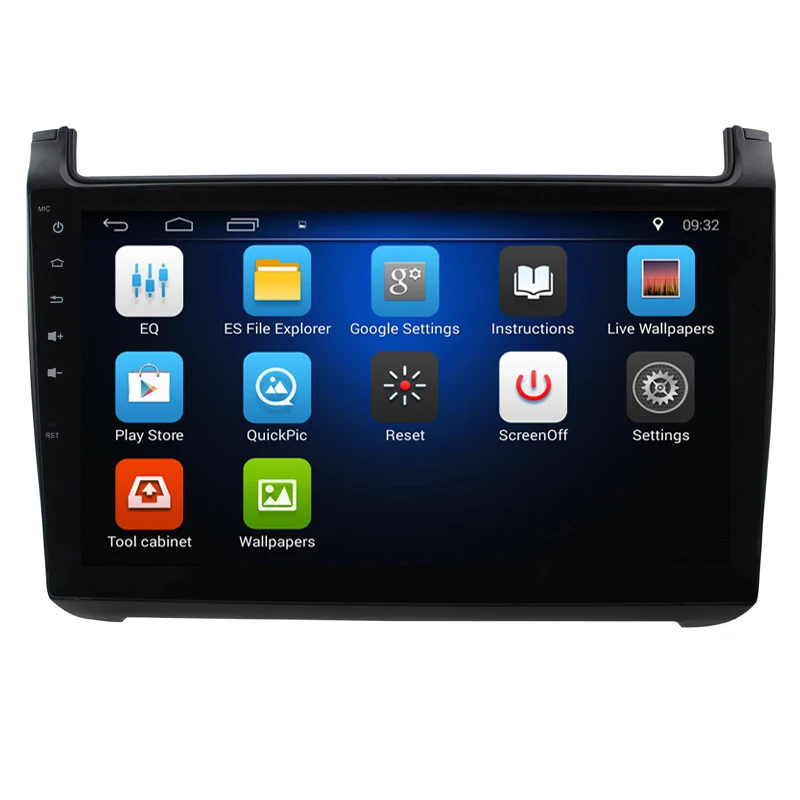 9 &quotчетырехъядерный автомобильный радиоприемник для VW POLO 2011 android 8 1 dvd-плеер с WiFi
