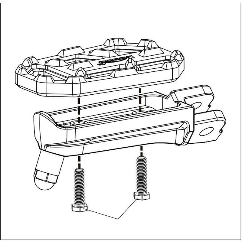 CB500X CB500 X 15 16 мотоциклетные подножки CNC передние опорные Подножки педаль