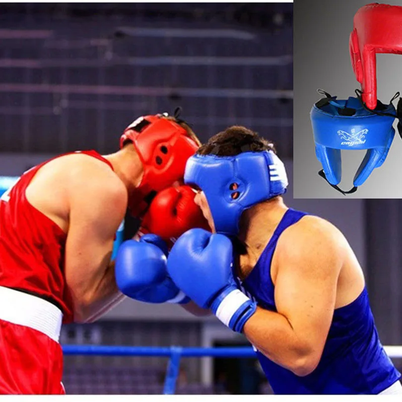 Бокс MMA протектор головной убор Боевой Головной Спарринг шлем|sparring helmet|head guardboxing