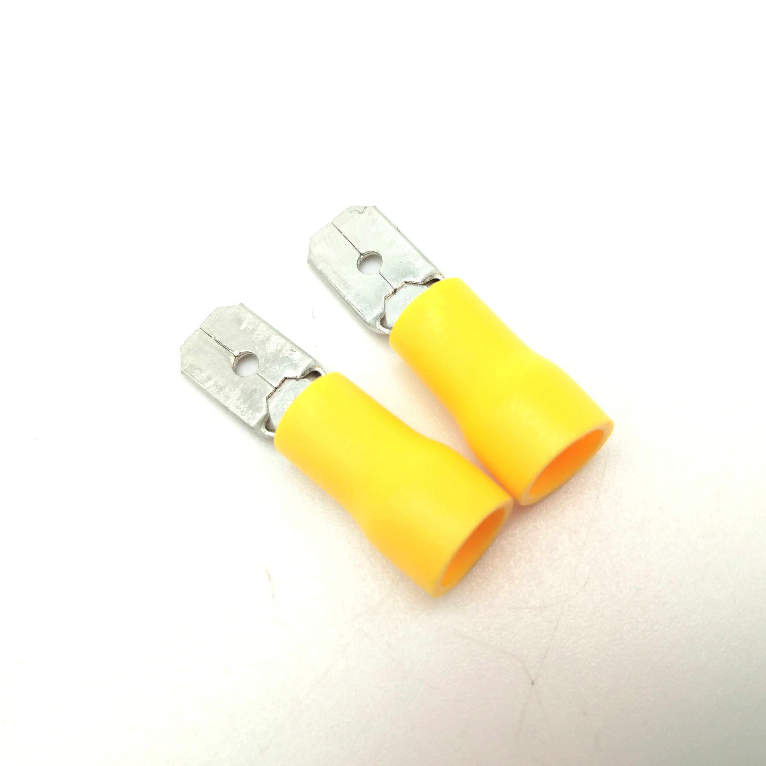 100 шт. 50 пар 6 3 мм 12-10AWG Женский Мужской электропроводка разъем ОБЖИМНАЯ