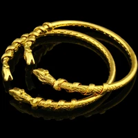 adixyn ethiopian dragon bracelet for women men gold color bangle jewelry ethiopianusaafrican animal bracelet bangles items