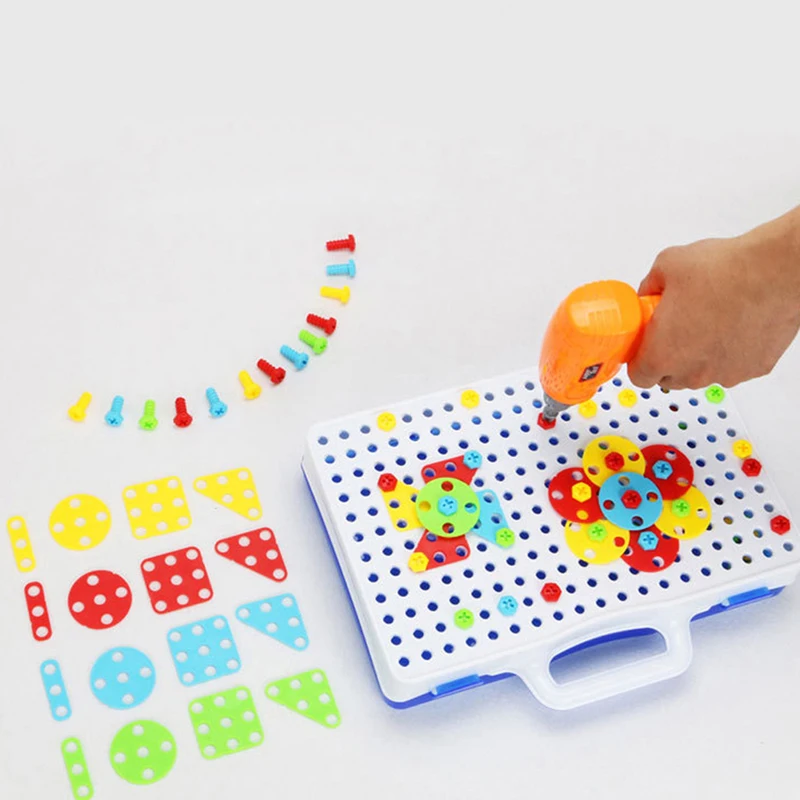 Пазл сделай сам игрушки для группы винтов детские развивающие набор