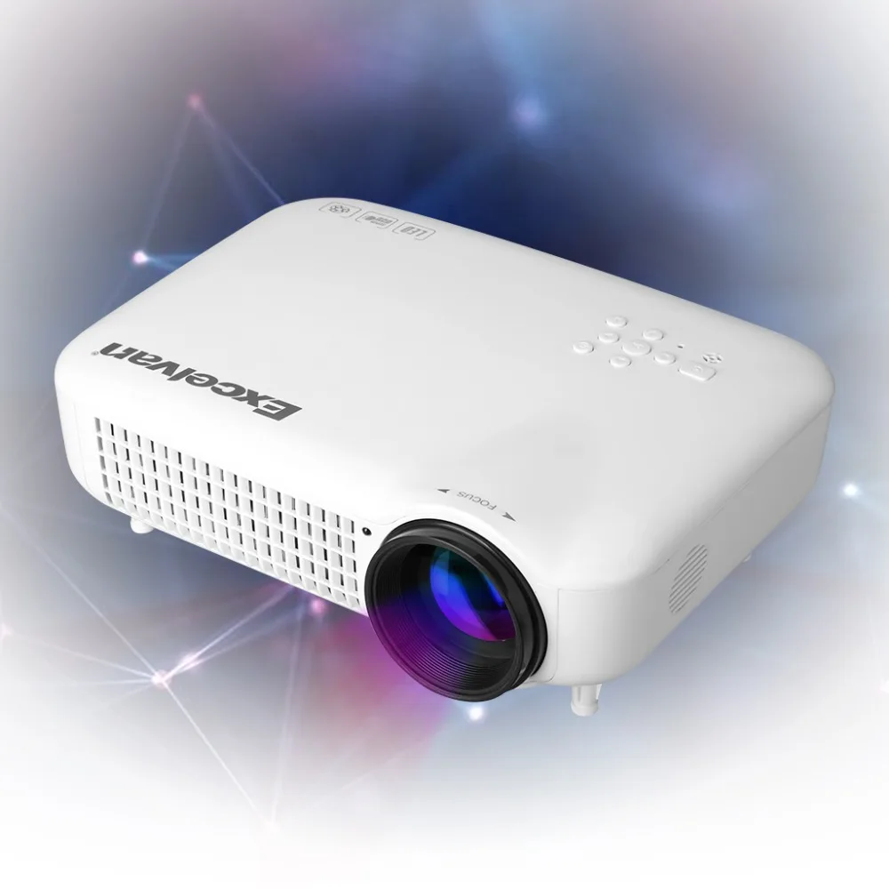 Горячая excelvan led5018 3000 люмен светодиодный проектор мульти-входы av/vga/hdmi/atv/usb 1080 P для