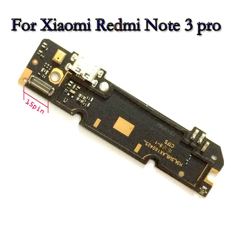 Для Xiaomi Redmi Note 3 Pro Prime микрофонный модуль USB плата с зарядным портом гибкий кабель Разъем для Redmi note3 Pro SE Global - Цвет: Redmi Note 3 Pro
