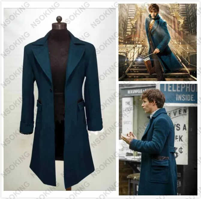 Новый фильм Фантастические звери и где их найти Newt Scamander Косплей Костюм на