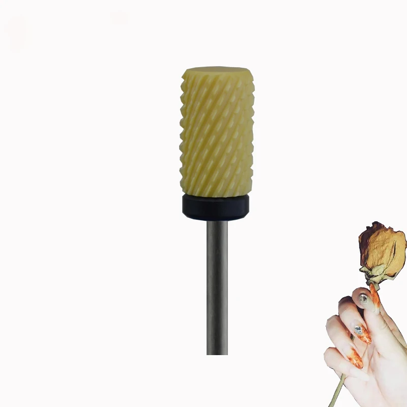 

Orange Ceramic Nail Drill Bit - Small Barrel Bit XC