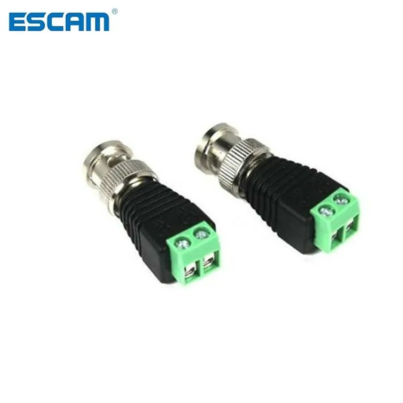 ESCAM Mini Coax CAT5 для камеры видеонаблюдения BNC разъем адаптера POE CCTV тестер аксессуары