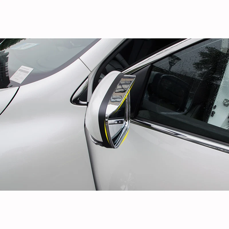 For Renault Kadjar 2015-2018 ABS Chrome Car rearview mirror block rain eyebrow Frame Cover Trim Styling Accessories 2pcs | Автомобили и