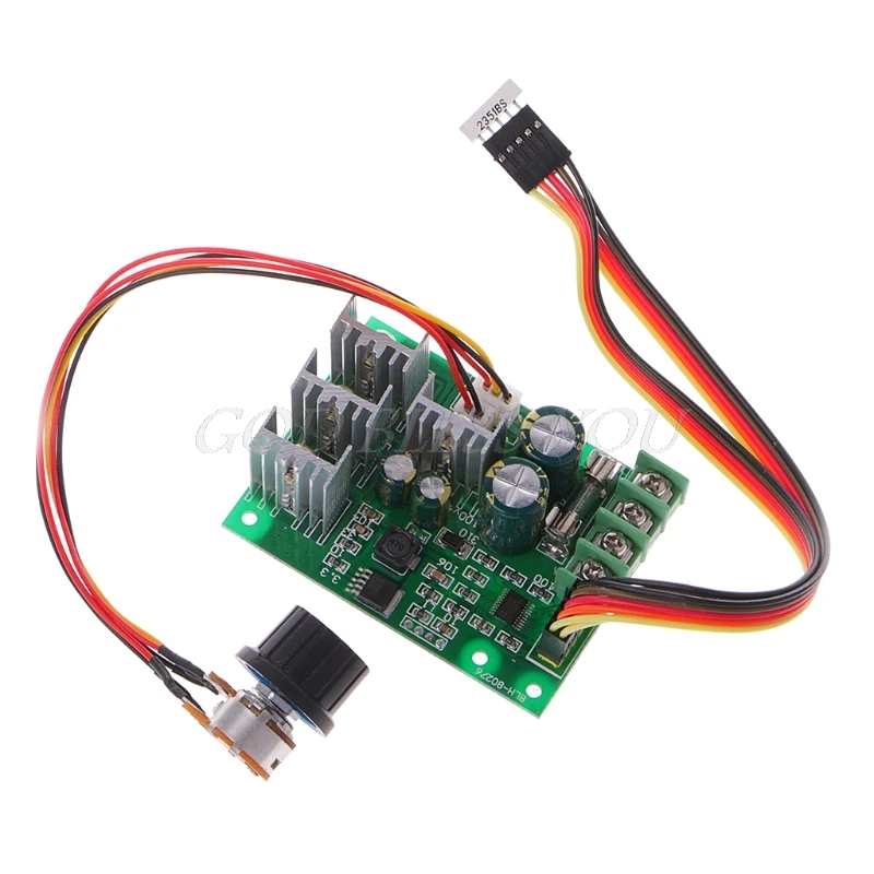 

30A DC 6-60V PWM плата регулятора скорости двигателя регулятор тока + дисплей