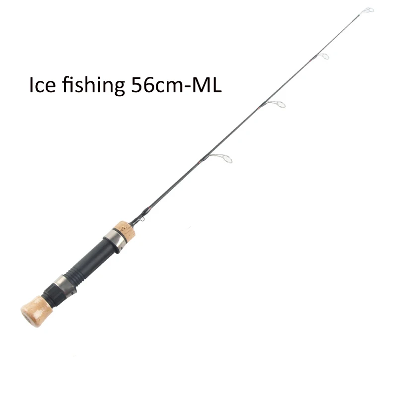 Красный New Fishing Rod ML Power 41cm/50cm/56cm Portable Ice fishing Rods - Цвет: Красный