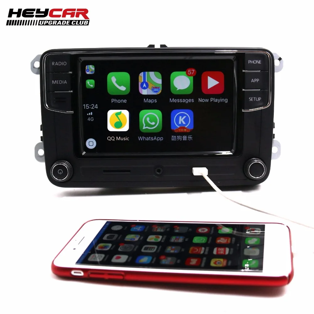 Радиоприемник Noname Carplay RCD330 330G Plus 6 5 &quotMIB для VW Golf Jetta CC Tiguan Passat Polo 6RD 035 187 B 187B 6RD035187B|mib