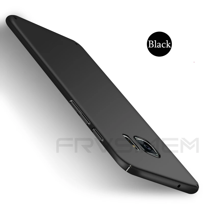 FRVSIMEM Case Cover For Samsung GALAXY S7 G930 G930f edge G935 G935f Matte Back Full Protector Cases Hard PC Capa Funda |